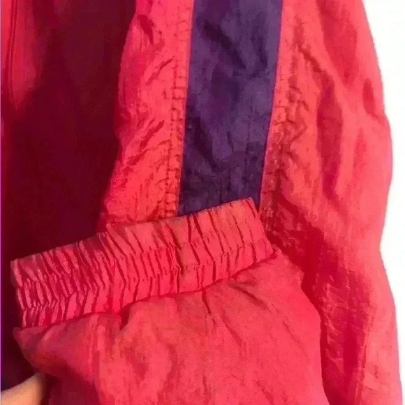 Dreimar Windbreaker jacket pink purple blue size small vintage 80s 90s used - Picture 4 of 5